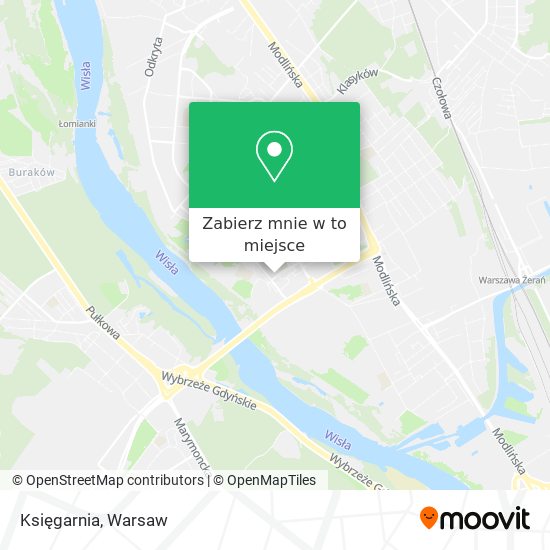 Mapa Księgarnia