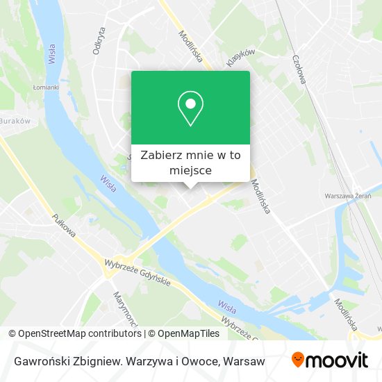 Mapa Gawroński Zbigniew. Warzywa i Owoce