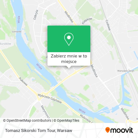 Mapa Tomasz Sikorski Tom Tour