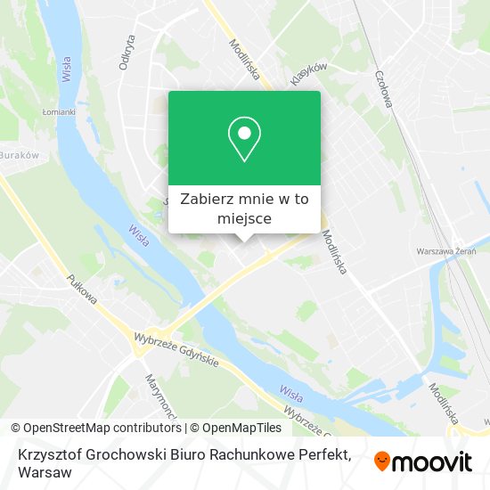 Mapa Krzysztof Grochowski Biuro Rachunkowe Perfekt