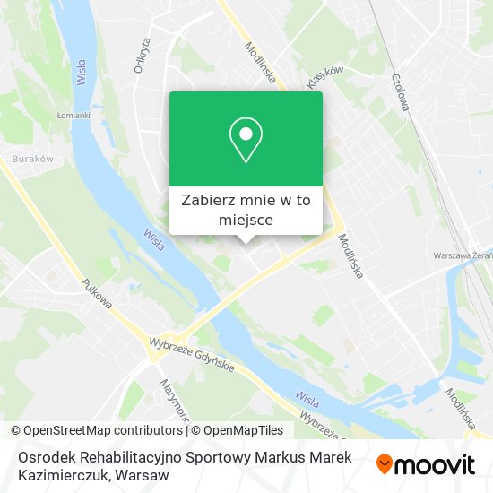 Mapa Osrodek Rehabilitacyjno Sportowy Markus Marek Kazimierczuk