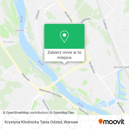 Mapa Krystyna Kłodnicka Tania Odzież