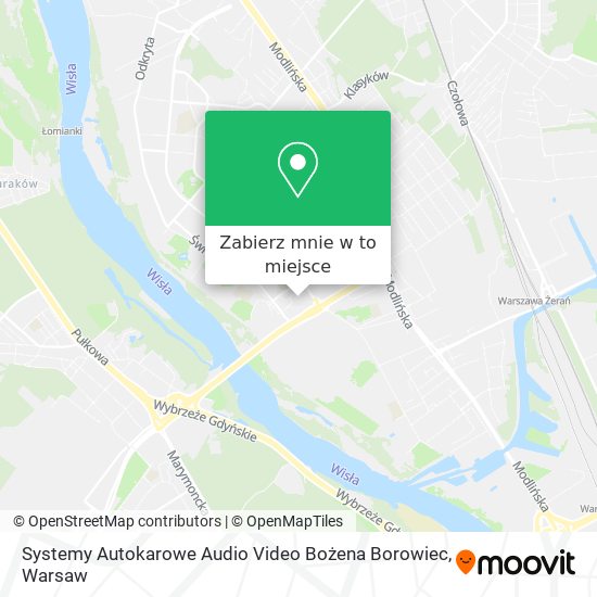 Mapa Systemy Autokarowe Audio Video Bożena Borowiec