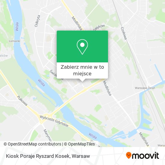 Mapa Kiosk Poraje Ryszard Kosek