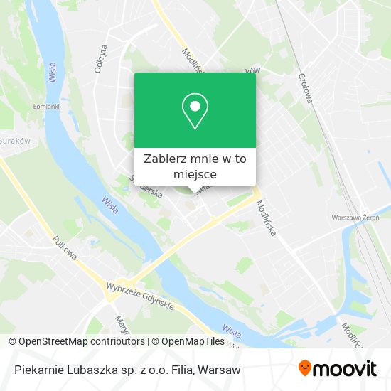 Mapa Piekarnie Lubaszka sp. z o.o. Filia