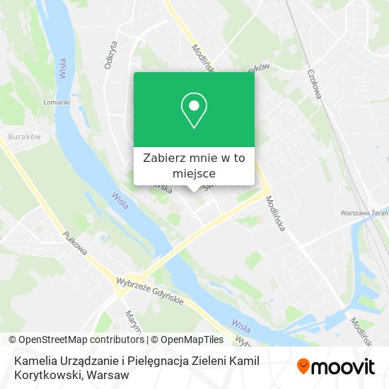 Mapa Kamelia Urządzanie i Pielęgnacja Zieleni Kamil Korytkowski