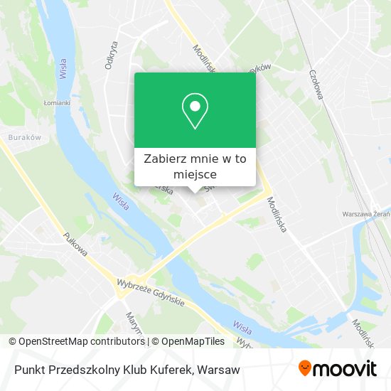 Mapa Punkt Przedszkolny Klub Kuferek