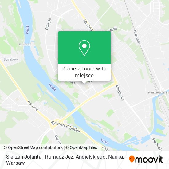 Mapa Sierżan Jolanta. Tłumacz Jęz. Angielskiego. Nauka