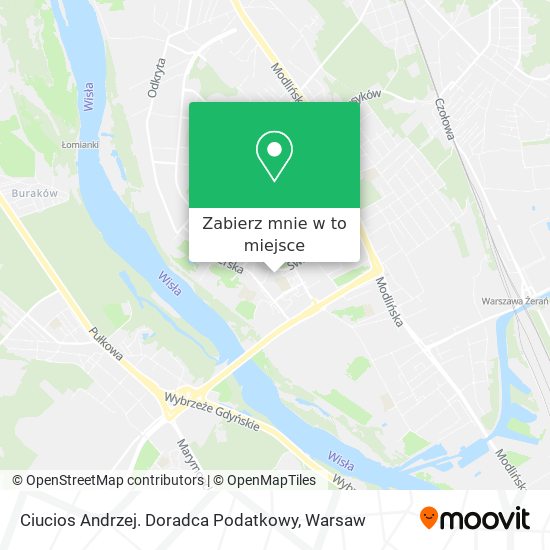 Mapa Ciucios Andrzej. Doradca Podatkowy