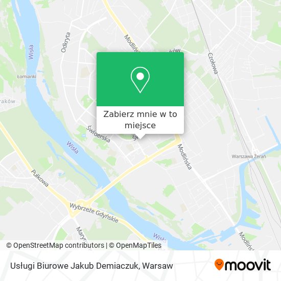 Mapa Usługi Biurowe Jakub Demiaczuk