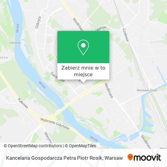 Mapa Kancelaria Gospodarcza Petra Piotr Rosik