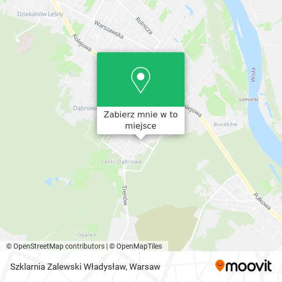 Mapa Szklarnia Zalewski Władysław