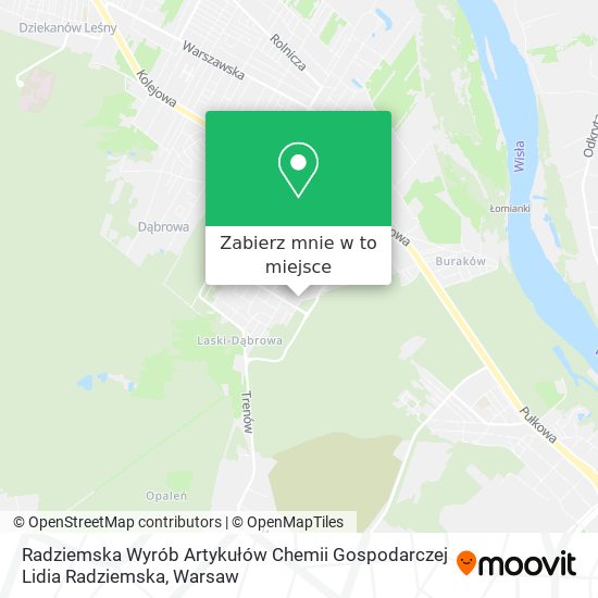 Mapa Radziemska Wyrób Artykułów Chemii Gospodarczej Lidia Radziemska