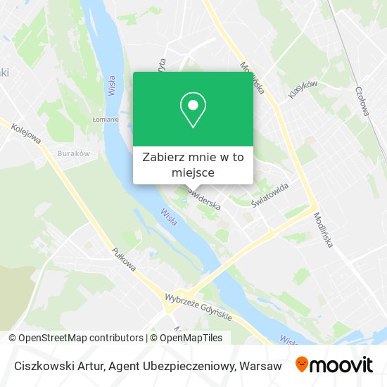 Mapa Ciszkowski Artur, Agent Ubezpieczeniowy