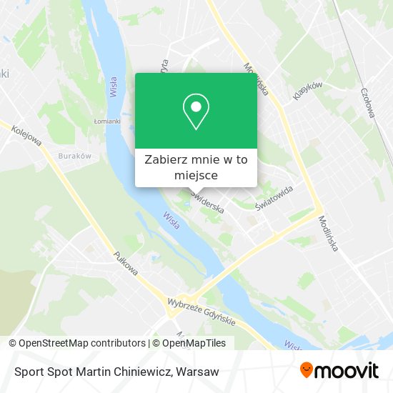 Mapa Sport Spot Martin Chiniewicz