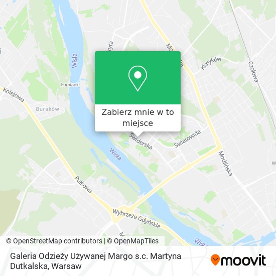 Mapa Galeria Odzieży Używanej Margo s.c. Martyna Dutkalska