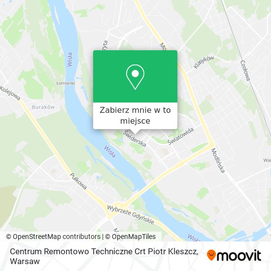 Mapa Centrum Remontowo Techniczne Crt Piotr Kleszcz