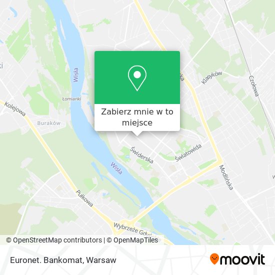 Mapa Euronet. Bankomat