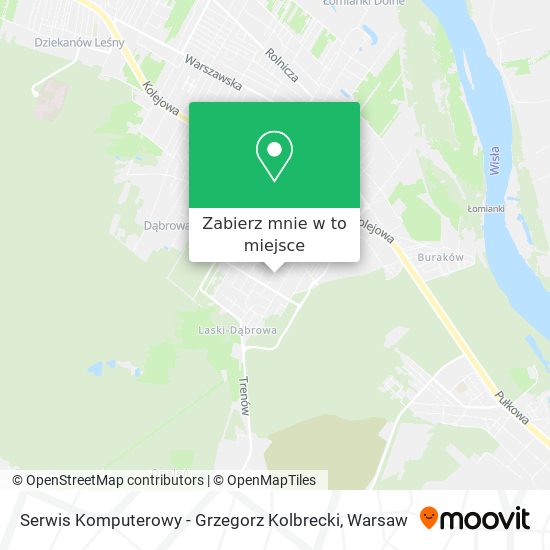 Mapa Serwis Komputerowy - Grzegorz Kolbrecki