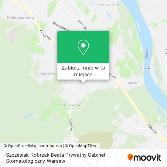 Mapa Szczesiak-Kobrzak Beata Prywatny Gabinet Stomatologiczny