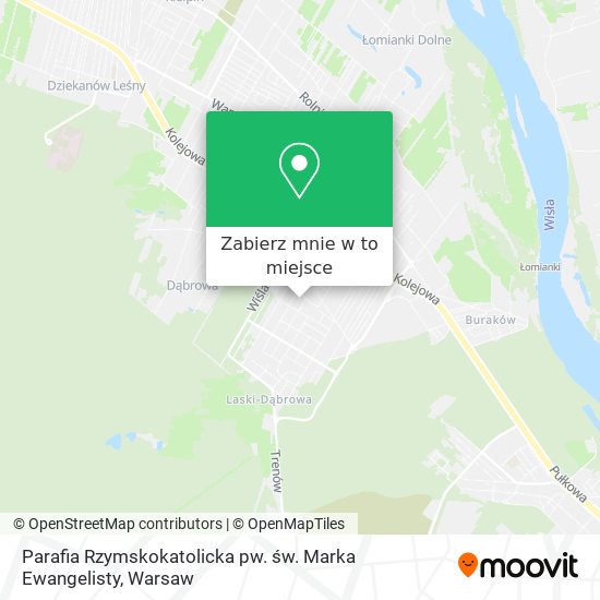 Mapa Parafia Rzymskokatolicka pw. św. Marka Ewangelisty