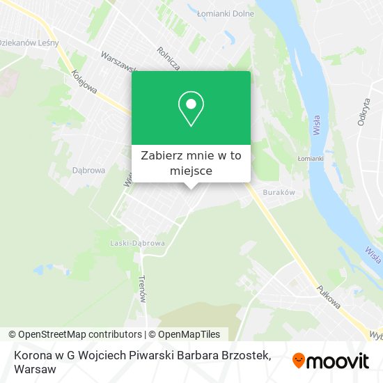 Mapa Korona w G Wojciech Piwarski Barbara Brzostek