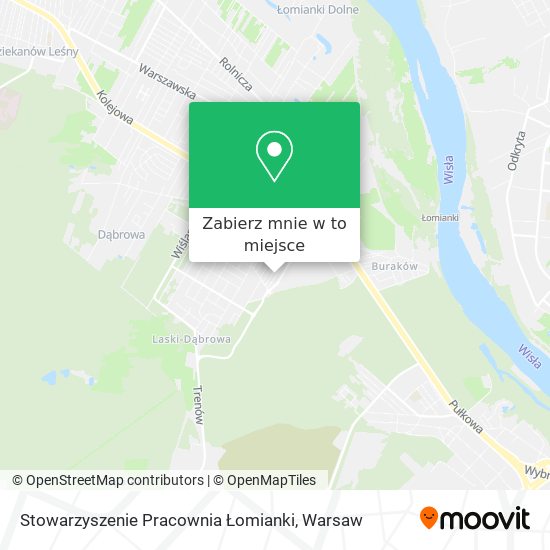 Mapa Stowarzyszenie Pracownia Łomianki