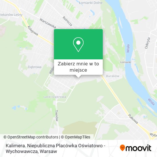 Mapa Kalimera. Niepubliczna Placówka Oświatowo - Wychowawcza