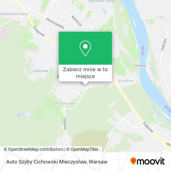 Mapa Auto Szyby Cichowski Mieczysław