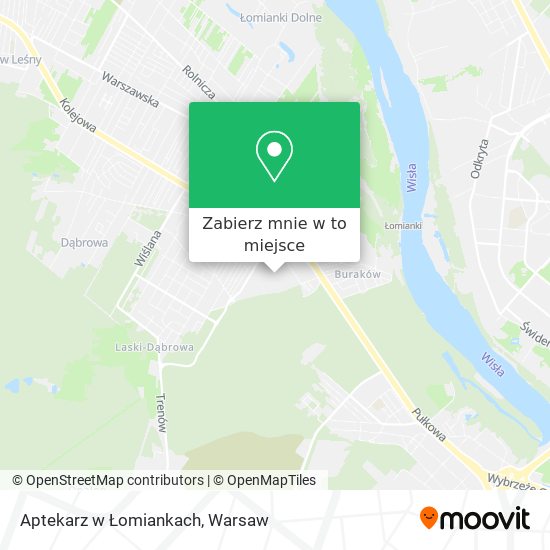 Mapa Aptekarz w Łomiankach