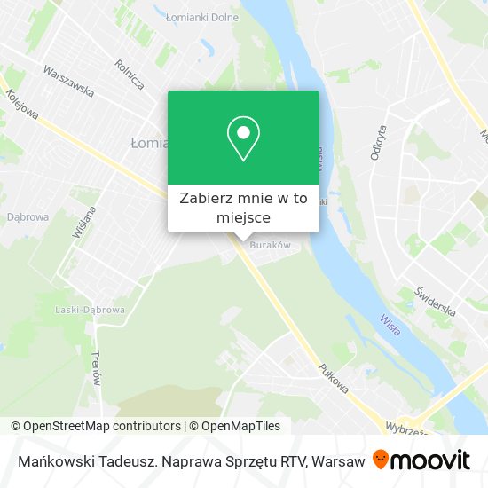 Mapa Mańkowski Tadeusz. Naprawa Sprzętu RTV