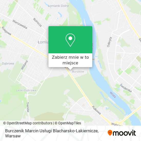 Mapa Burczenik Marcin Usługi Blacharsko-Lakiernicze