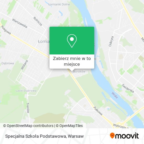 Mapa Specjalna Szkoła Podstawowa