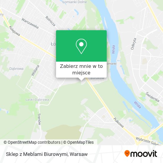 Mapa Sklep z Meblami Biurowymi