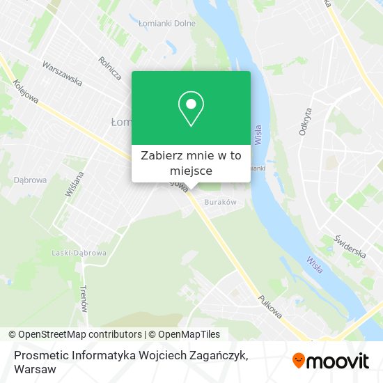 Mapa Prosmetic Informatyka Wojciech Zagańczyk