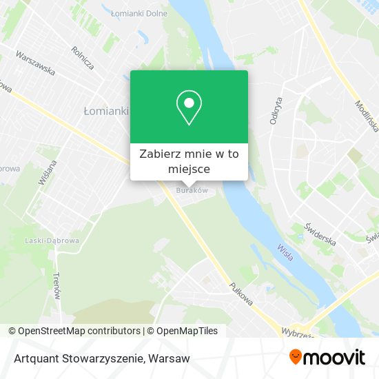 Mapa Artquant Stowarzyszenie