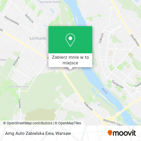 Mapa Amg Auto Zabielska Ewa