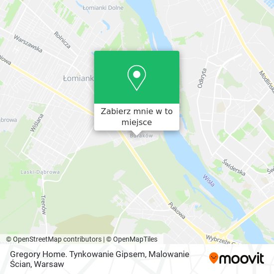 Mapa Gregory Home. Tynkowanie Gipsem, Malowanie Ścian