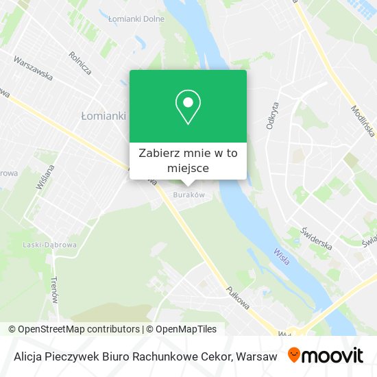 Mapa Alicja Pieczywek Biuro Rachunkowe Cekor