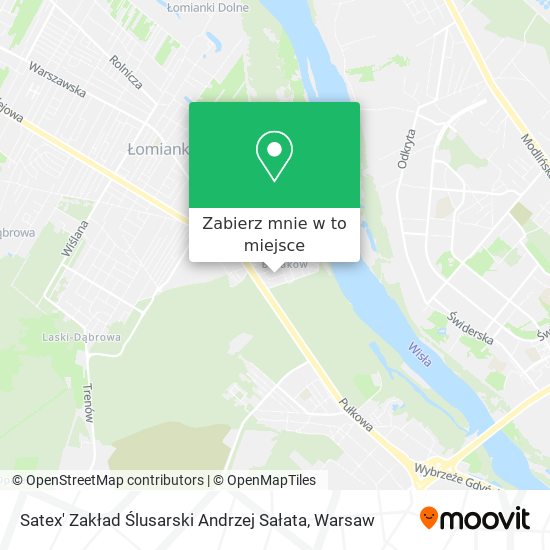 Mapa Satex' Zakład Ślusarski Andrzej Sałata