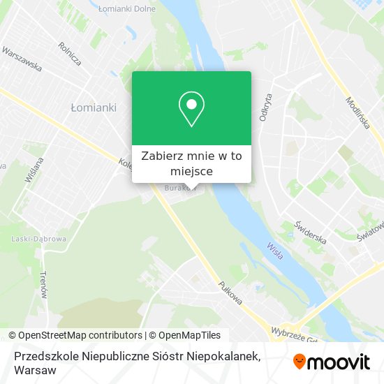 Mapa Przedszkole Niepubliczne Sióstr Niepokalanek