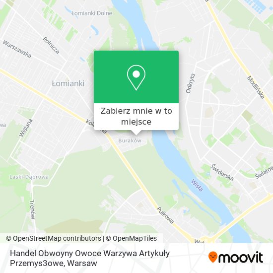 Mapa Handel Obwoyny Owoce Warzywa Artykuły Przemys3owe