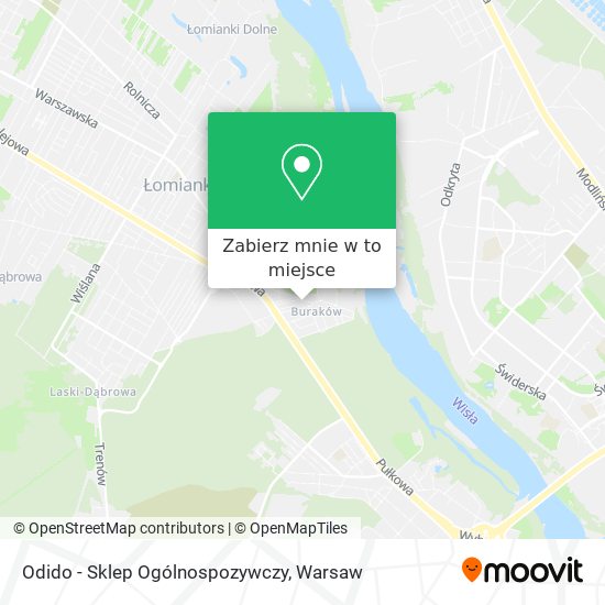 Mapa Odido - Sklep Ogólnospozywczy