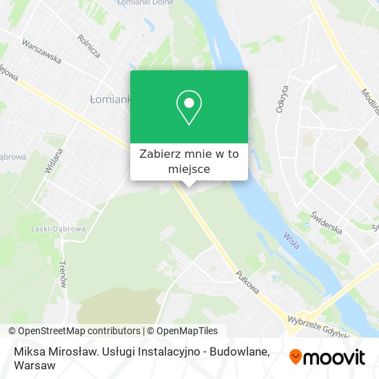 Mapa Miksa Mirosław. Usługi Instalacyjno - Budowlane