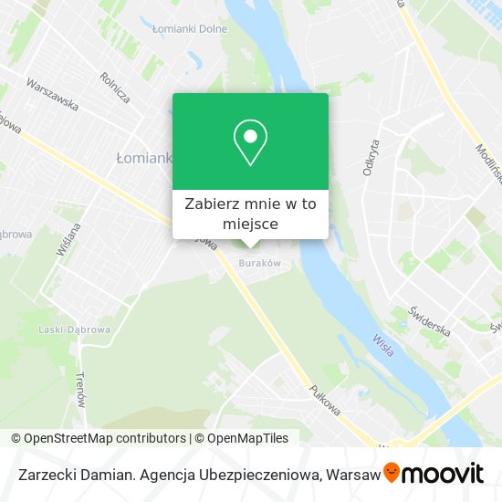 Mapa Zarzecki Damian. Agencja Ubezpieczeniowa