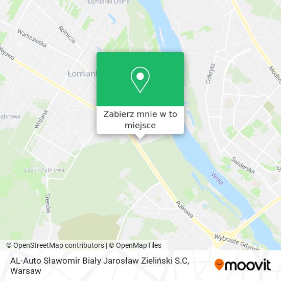 Mapa AL-Auto Sławomir Biały Jarosław Zieliński S.C