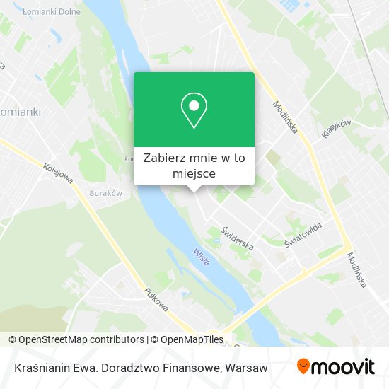 Mapa Kraśnianin Ewa. Doradztwo Finansowe