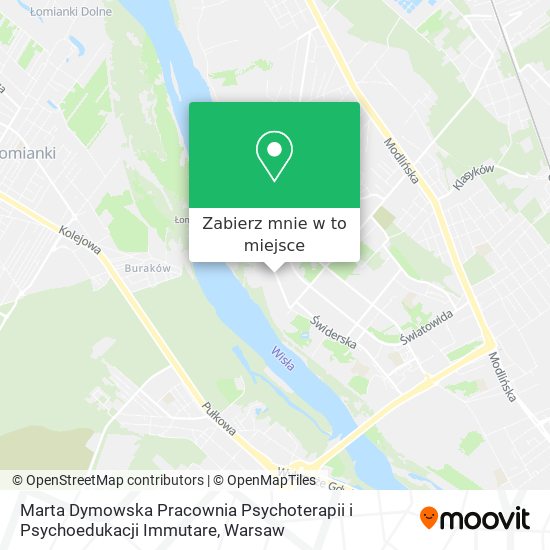 Mapa Marta Dymowska Pracownia Psychoterapii i Psychoedukacji Immutare