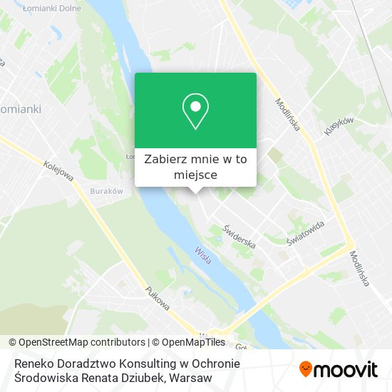 Mapa Reneko Doradztwo Konsulting w Ochronie Środowiska Renata Dziubek