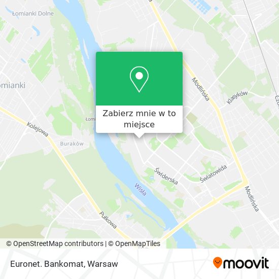 Mapa Euronet. Bankomat